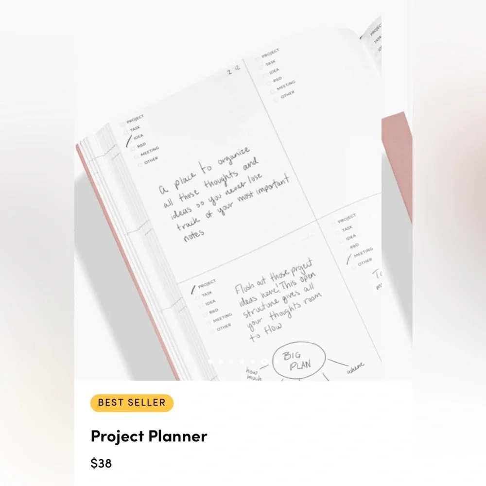 NWOT Poketo project planner for any year in mint - Picture 9 of 9